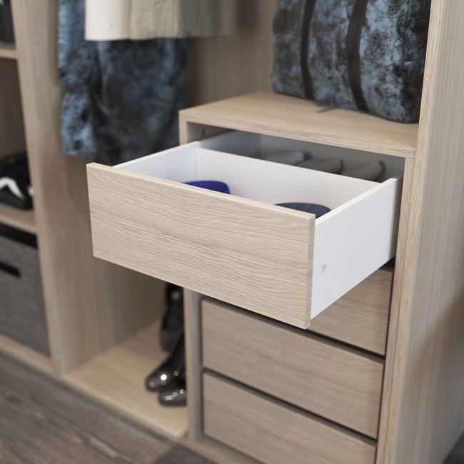 Indsatsreol til korpus 75/100 x 187,5/225 cm GoodHome Atomia eg