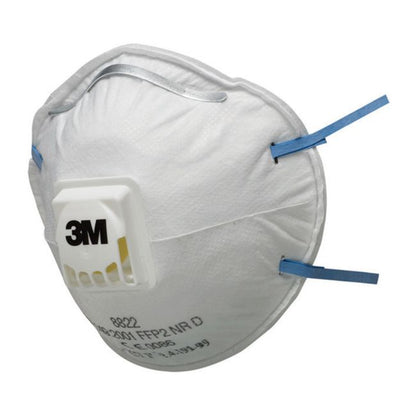 3M halvmaske med ventil FFP2