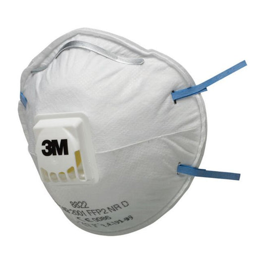3M halvmaske med ventil FFP2