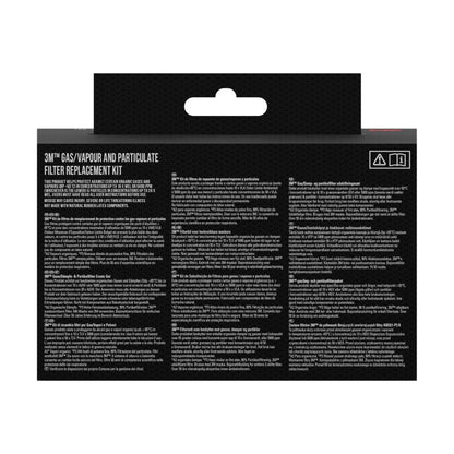 Halvmaske med udskiftelige filtre 3M 6002KIT-1 A2P2 til organiske dampe