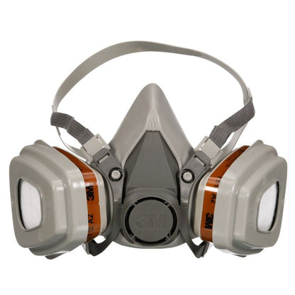 Halvmaske med udskiftelige filtre 3M 6002KIT-1 A2P2 til organiske dampe