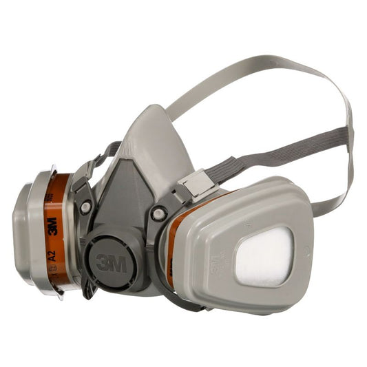Halvmaske med udskiftelige filtre 3M 6002KIT-1 A2P2 til organiske dampe