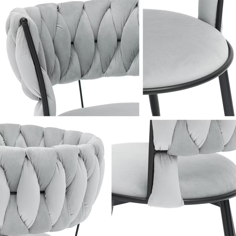 Polstrede Barstole Muz DC-1141/CM 57x52 cm Sort 2 Stk.