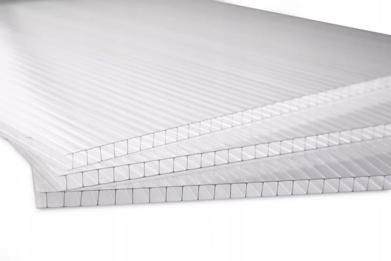 Polycarbonatplader 4 mm 129,1x57,3 cm 5 Stk.