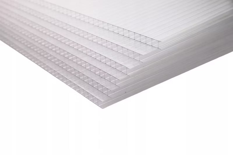 Polycarbonatplader 4 mm 129,1x57,3 cm 5 Stk.