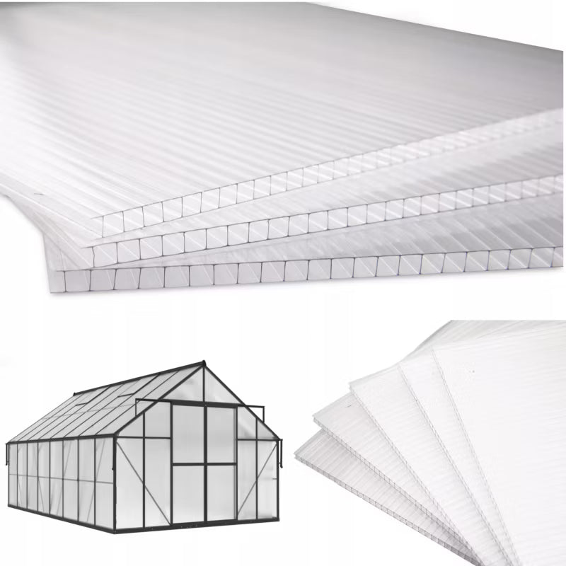 Polycarbonatplader 6 mm 5 Stk