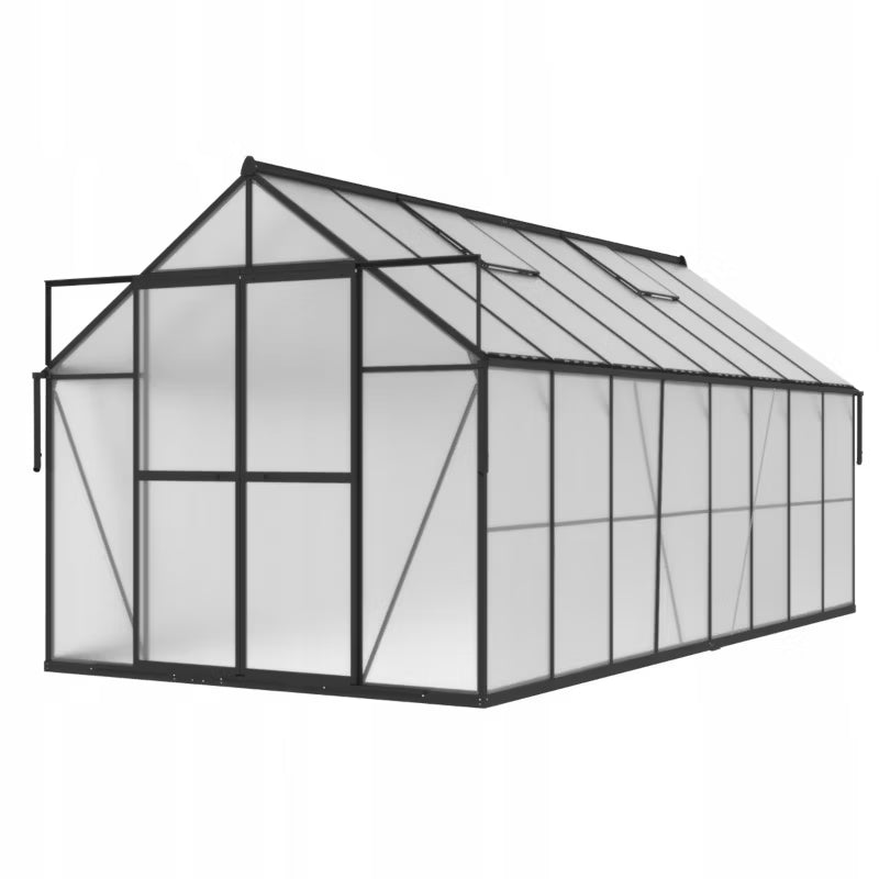 Polycarbonatplader til Drivhus Slide-In 244x490 cm 6 mm 5 Stk