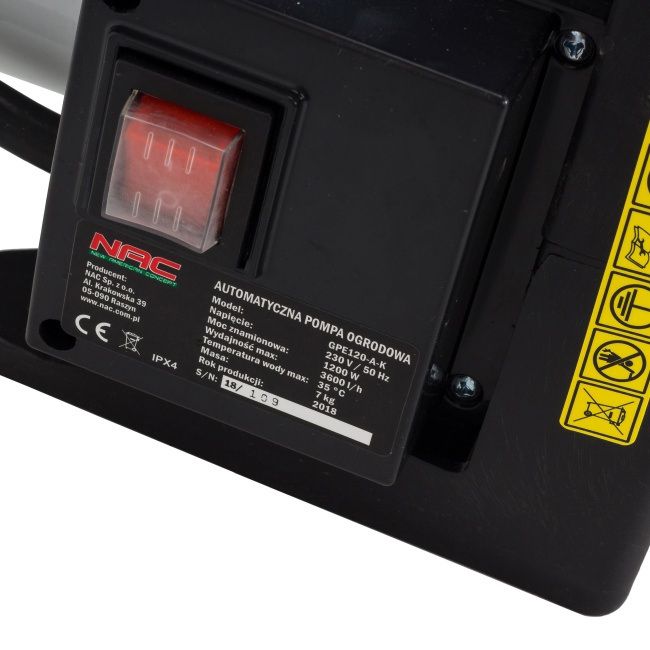 Automatisk pumpe NAC GPE120AK