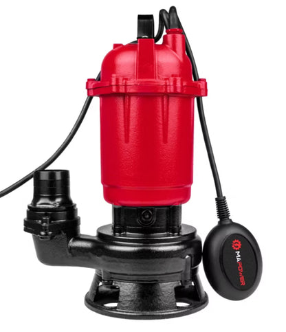 MAPOWER 750W dykpumpe med kværn