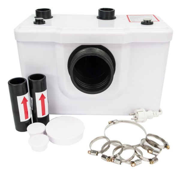 WC-pumpe med kværn 600 W Hvid 270 L/min