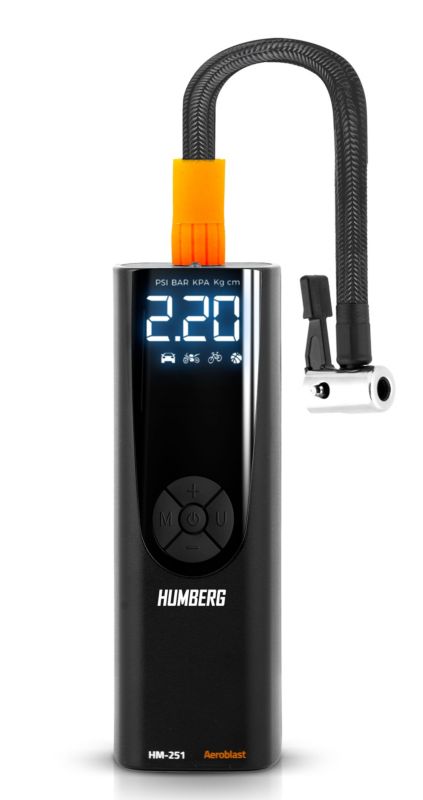 Humberg elektrisk pumpe bilkompressor 12 V cykelpumpe 1 stk.