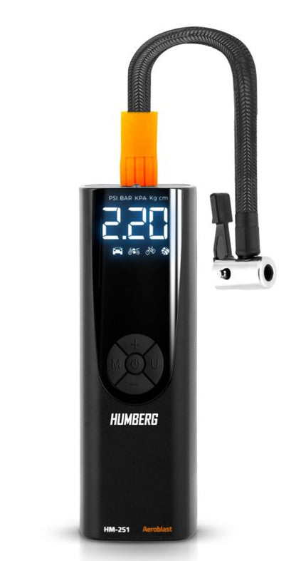 Humberg elektrisk pumpe bilkompressor 12 V cykelpumpe 1 stk.