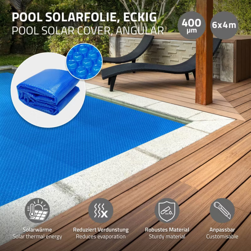 Pool Termotæppe 600x400 cm Blå