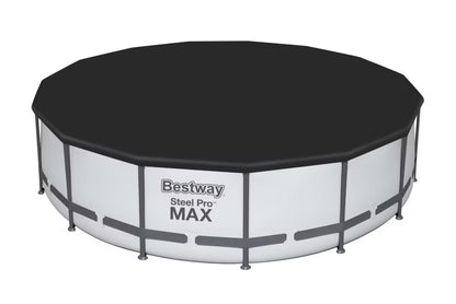 Poolcover Rund Ø457 cm Sort