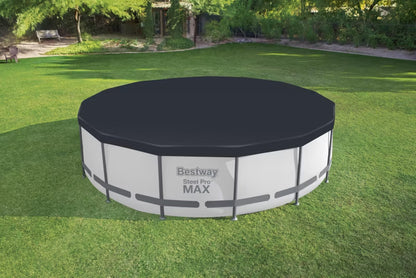 Poolcover Rund Ø457 cm Sort