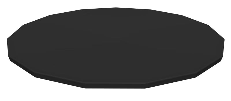 Poolcover Rund Ø457 cm Sort