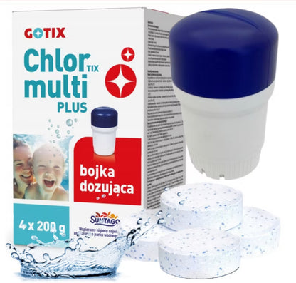 Poolkemi Chlortix Multi med Doseringsflyder