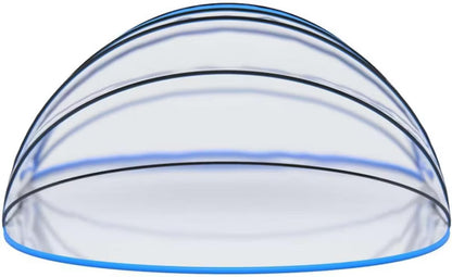 Poolkuppel 500x250 cm Transparent