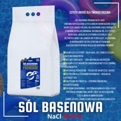 Poolsalt 10 kg til Swimmingpool og Spa