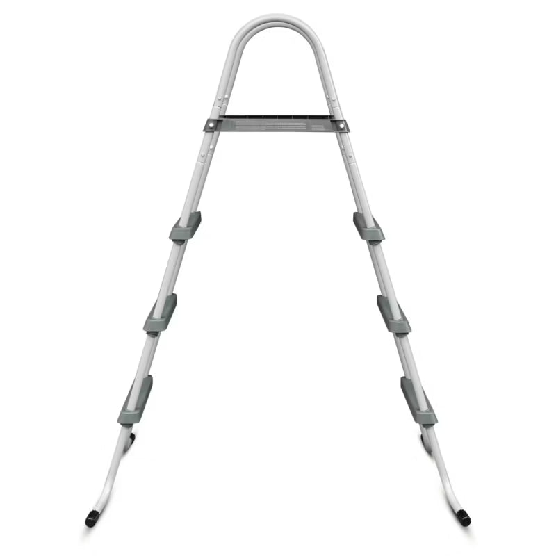 Poolstige 150 cm Dobbelsidet Sølv