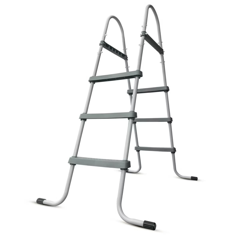 Poolstige 150 cm Dobbelsidet Sølv