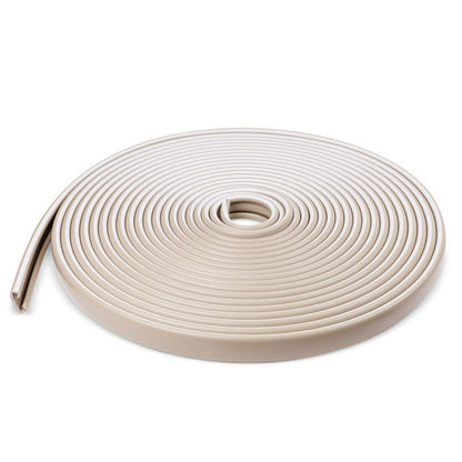 Trappehåndliste PVC 40x8 mm 1 m Beige-hvid