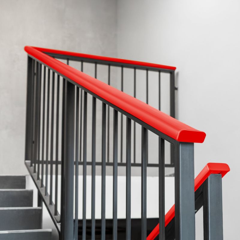 Trappegelænder Profil PVC 40x8 mm Rød 1 m
