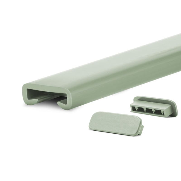 Trappegelænder Profil PVC 40x8 mm 1 m