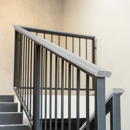 Trappegelænder Profil PVC 40x8 mm 1 m Sølv