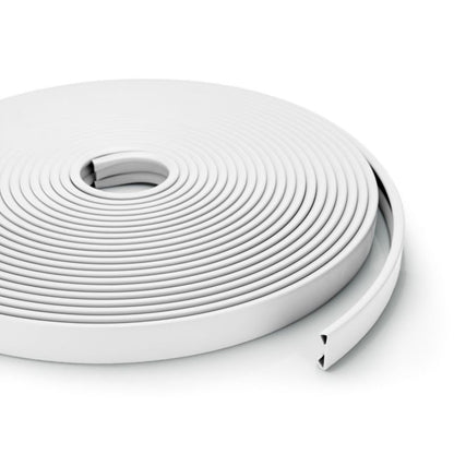 Trappehåndliste PVC 40x8 mm Hvid 25 m