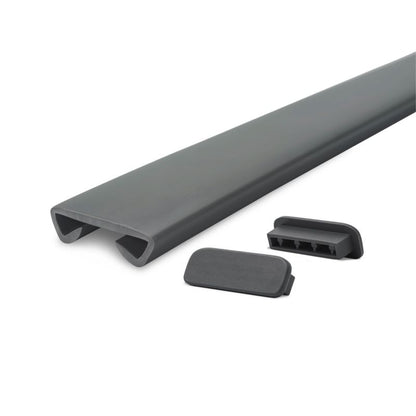 Trappegelænder Profil PVC 40x8 mm Mørkegrå 25 m