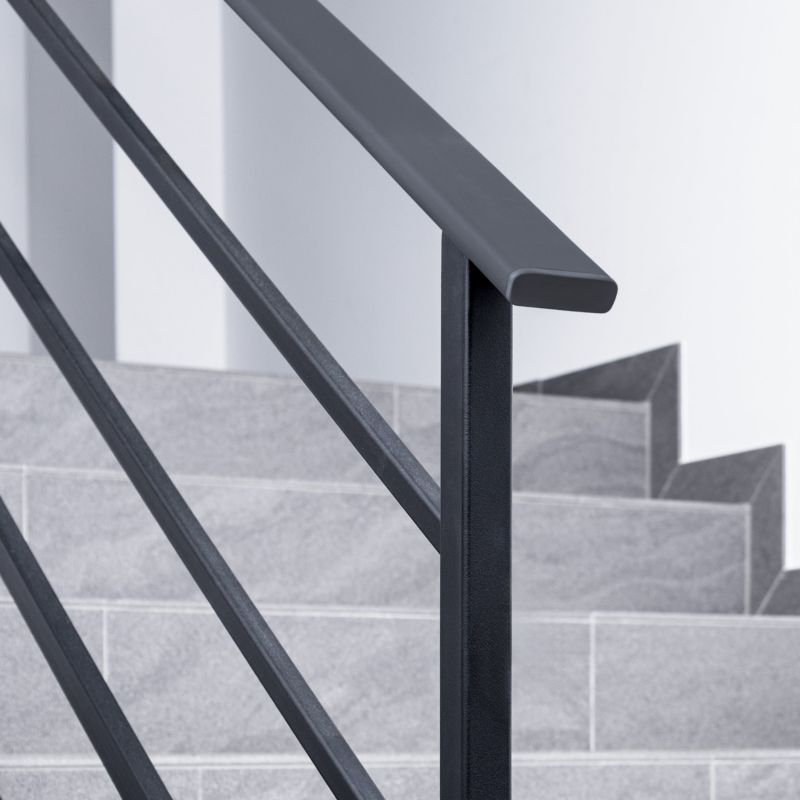 Trappegelænder Profil PVC 40x8 mm Mørkegrå 25 m