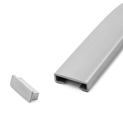 Trappehåndliste PVC 40x8 mm Sølv 1 m