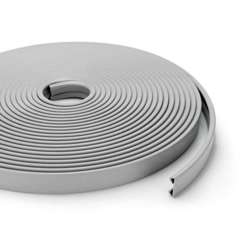 Trappehåndliste PVC 40x8 mm Sølv 1 m