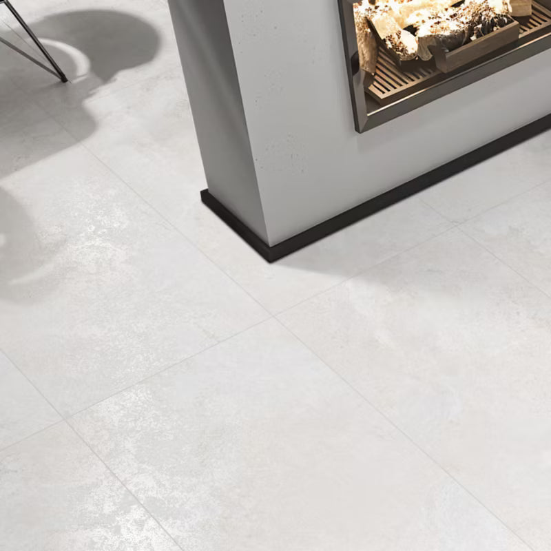 Porcelænsflise Ariary 60x120 cm Hvid 1,44 m²