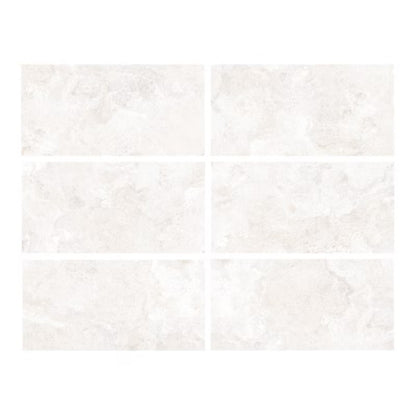 Porcelænsflise Ariary 60x120 cm Hvid 1,44 m²