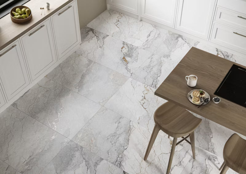 Porcelænsflise Astrea 60x60 cm Hvid Mat 1,44 m²