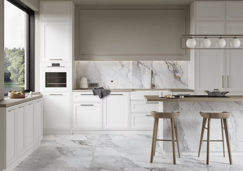 Porcelænsflise Astrea 60x60 cm Hvid Mat 1,44 m²