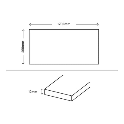 Porcelænsflise Bamburi 60x120 cm Mørkegrøn 1,44 m²