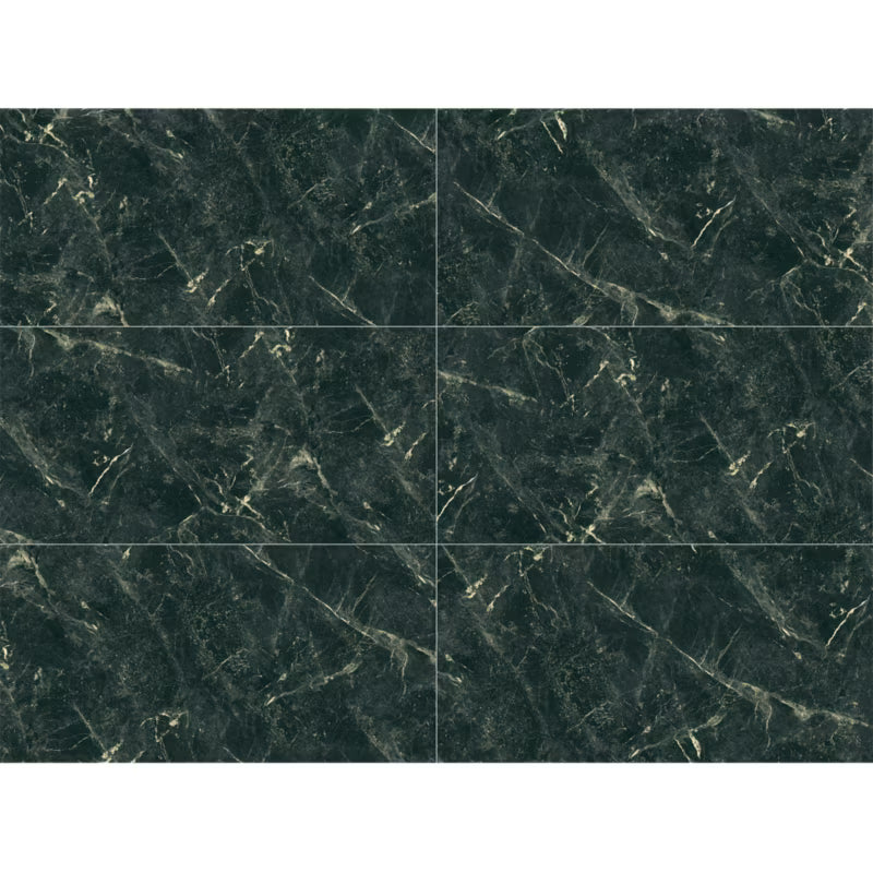 Porcelænsflise Bamburi 60x120 cm Mørkegrøn 1,44 m²