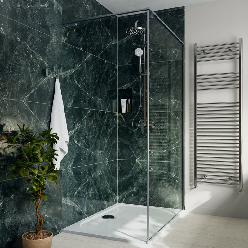 Porcelænsflise Bamburi 60x120 cm Mørkegrøn 1,44 m²