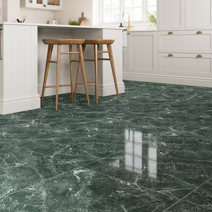Porcelænsflise Bamburi 60x120 cm Mørkegrøn 1,44 m²