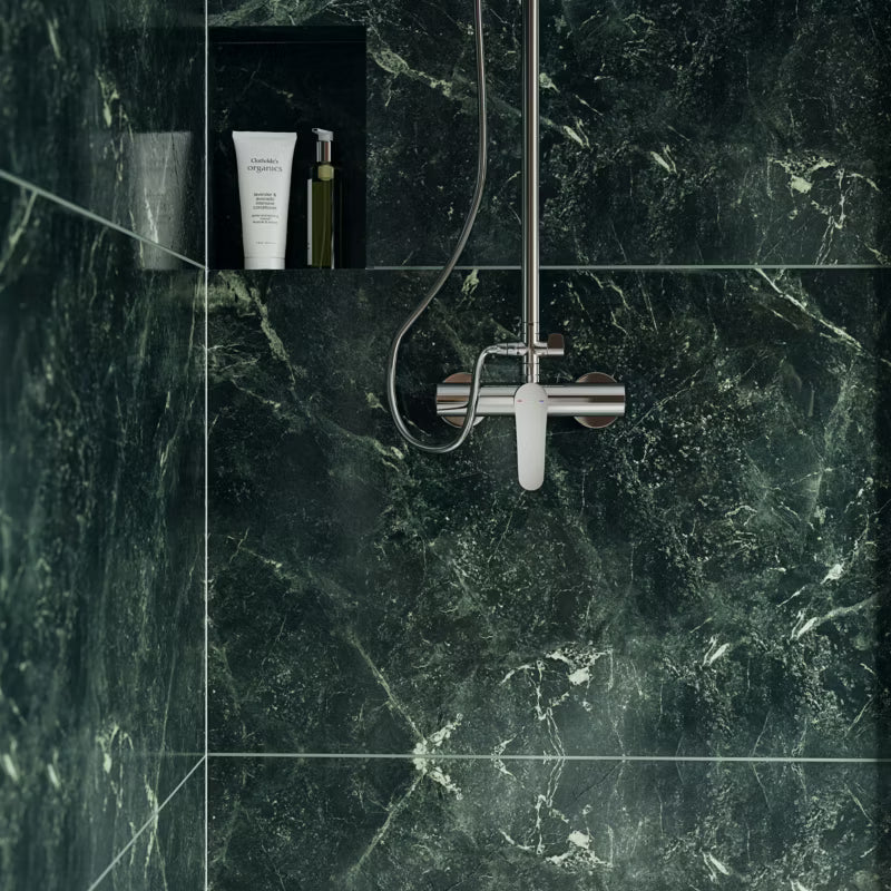Porcelænsflise Bamburi 60x120 cm Mørkegrøn 1,44 m²