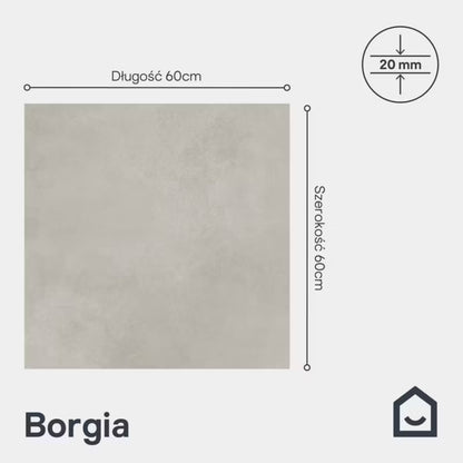 Porcelænsflise Borgia 60x60 cm 0,72 m²