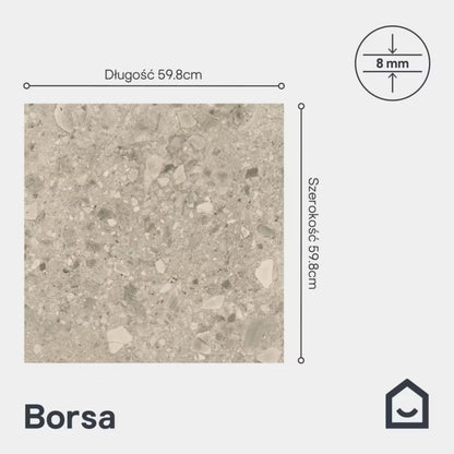 Porcelænsflise Borsa 60x60 cm 1,07 m²