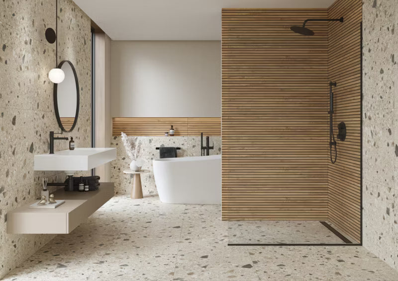 Porcelænsflise Brand Rock 60x60 cm Creme 1,07 m²
