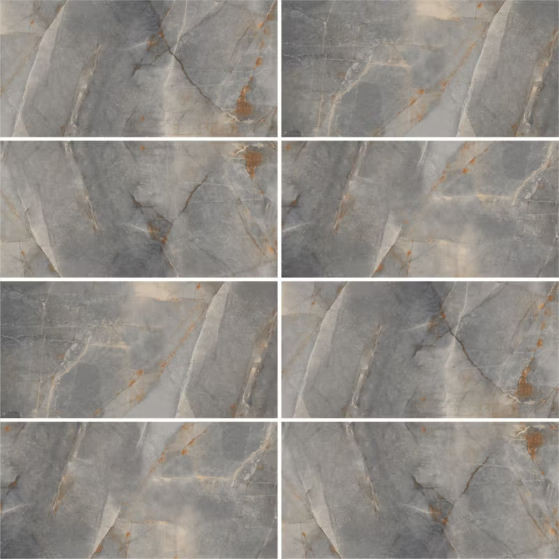 Porcelænsflise Cacus 60x120 cm Blågrå 1,44 m²