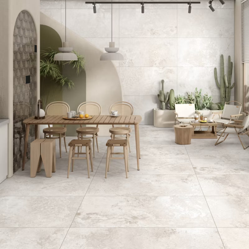 Porcelænsflise Chubut 60x120 cm Lysegrå 1,44 m²