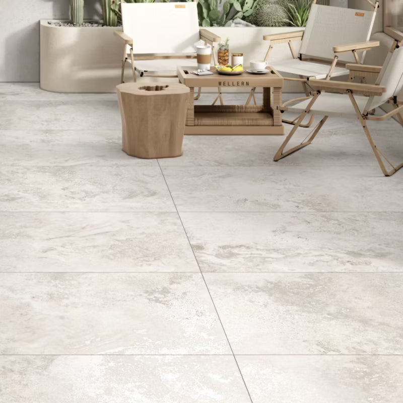 Porcelænsflise Chubut 60x120 cm Lysegrå 1,44 m²