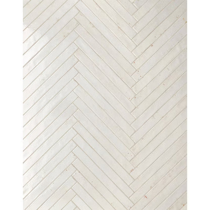 Porcelænsflise Colors 4,8x45 cm Hvid Blank 0,69 m²